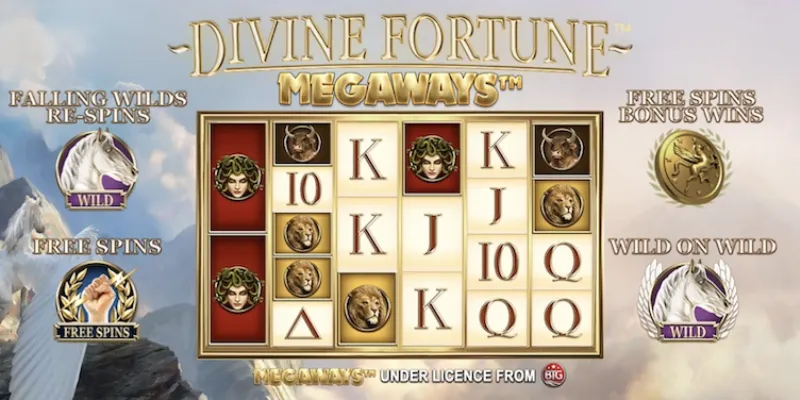 Những biểu tượng và chức năng đặc biệt trong Divine Fortune